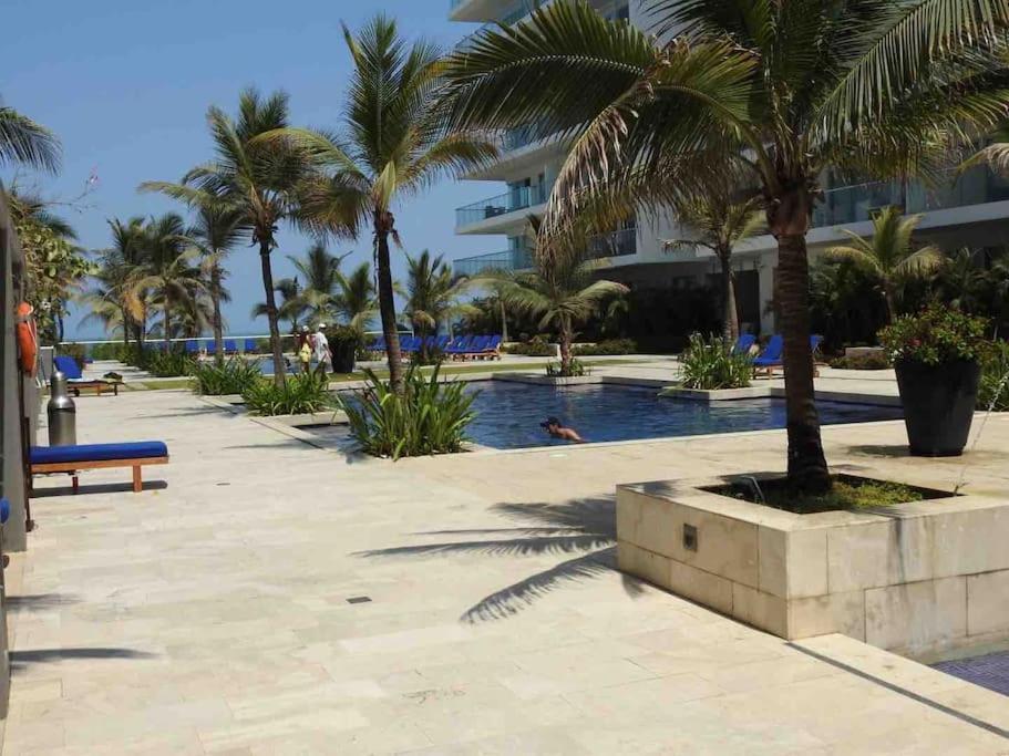 Hermoso Apartamento Con Todas Las Comodidades Acceso Directo A La Playa Morros Epic Sector La Boquilla Cumple Protocolos De Bioseguridad Cartagena Exterior photo