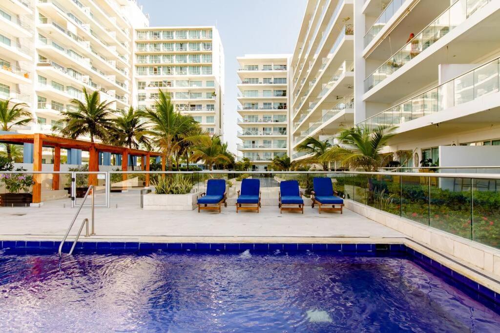 Hermoso Apartamento Con Todas Las Comodidades Acceso Directo A La Playa Morros Epic Sector La Boquilla Cumple Protocolos De Bioseguridad Cartagena Exterior photo